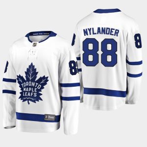 Herren Toronto Maple Leafs Eishockey Trikot William Nylander #88 Auswärts Weiß Breakaway Player